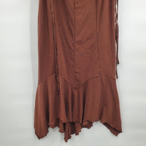 Free People Good Feels Pointed Drop Waist Mini Dress Women Size XL NWT - Picture 5 of 15